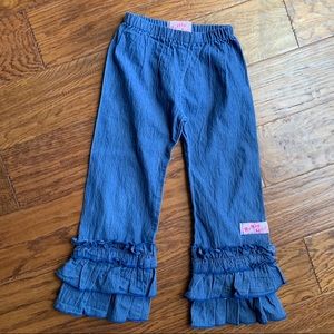 Ruffle Girl Denim Pants